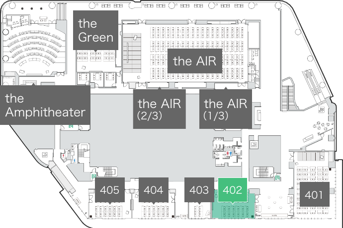 会場の位置情報の図