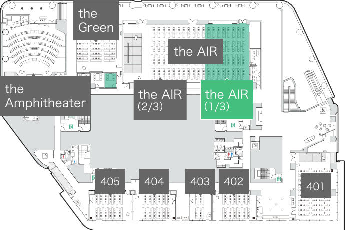 会場の位置情報の図
