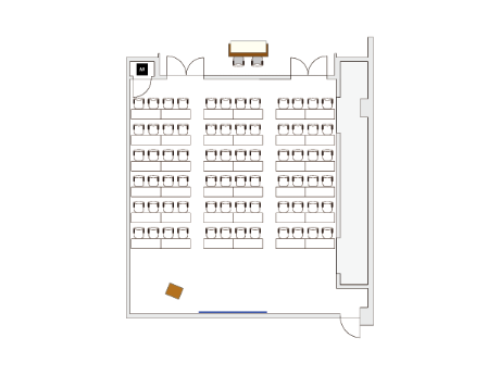 the Green (72 people/size: 138 ㎡) | Akasaka Intercity Conference Center ...