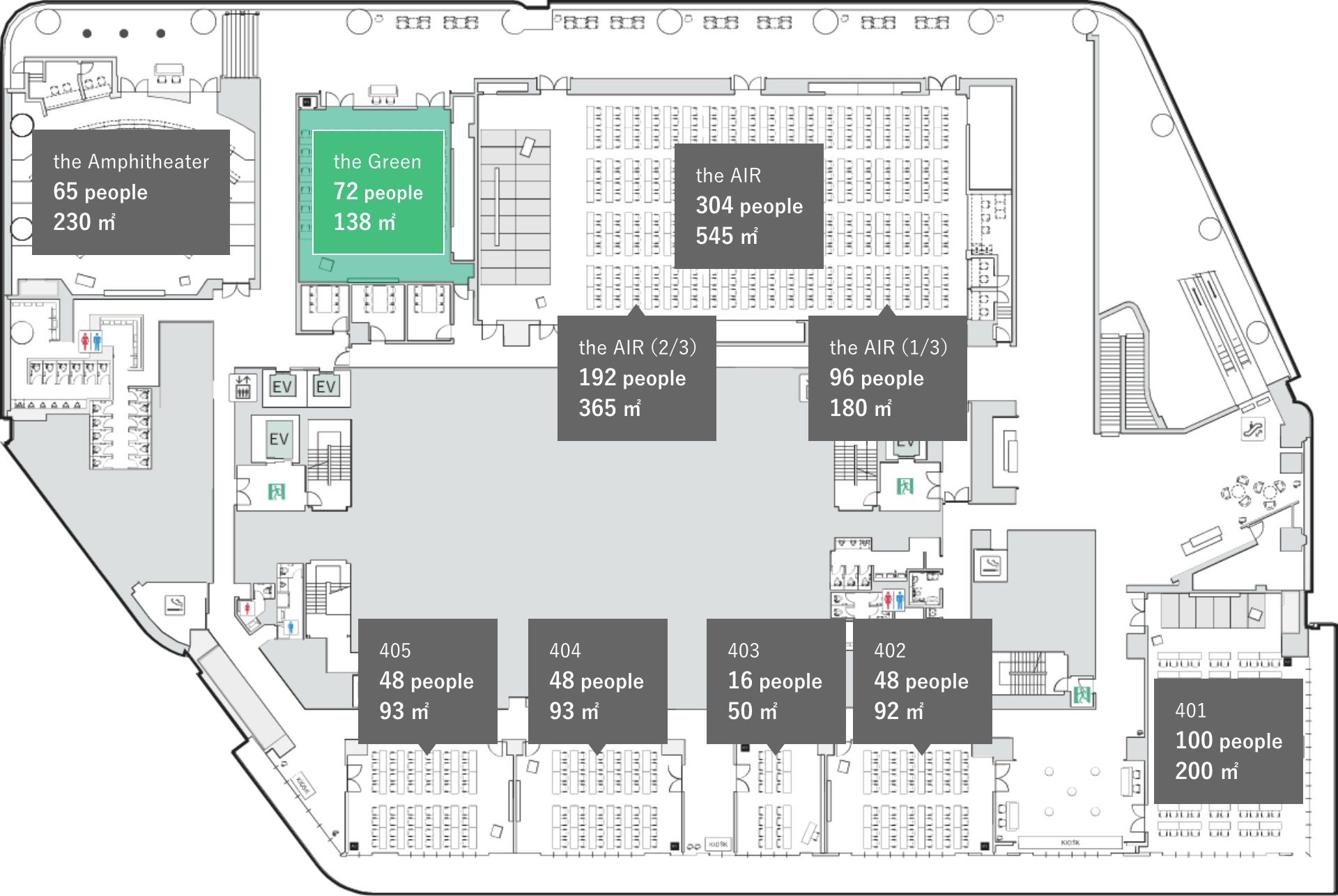 会場の位置情報の図