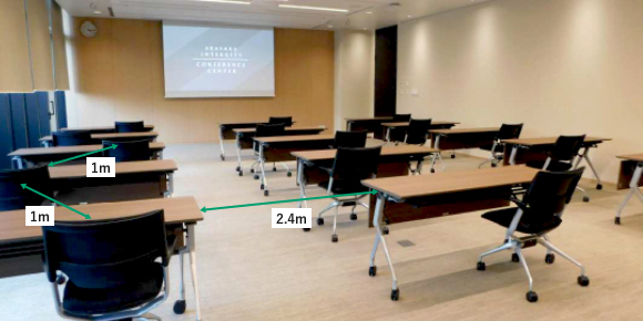 405ソーシャルディスタンスレイアウト写真